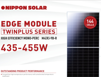 Nippon Solar ra mắt hai dòng quang năng công nghệ mới 