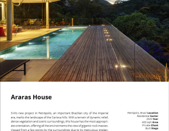 Araras House, Dự án nổi bật của Tập đoàn kiến trúc S+A tại Petropolis, Thành phố quan trọng củaBrazil