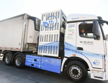 Walmart ra mắt xe tải đường dài chạy bằng Hydrogen xanh đầu tiên tại Chile